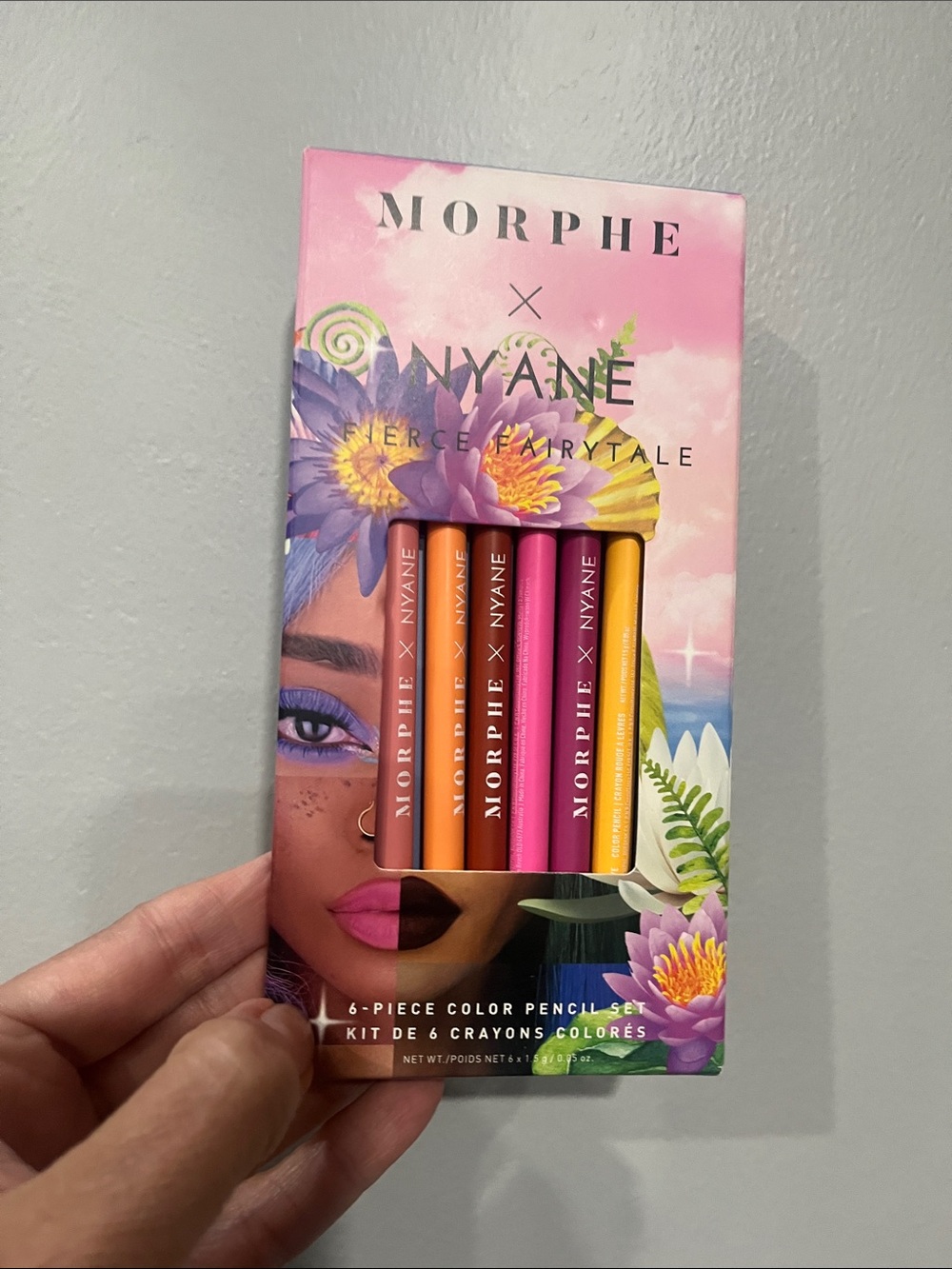 Morphe X Nyane Fierce Fairytale Wild & Bold 6 Piece Color Pencil Set